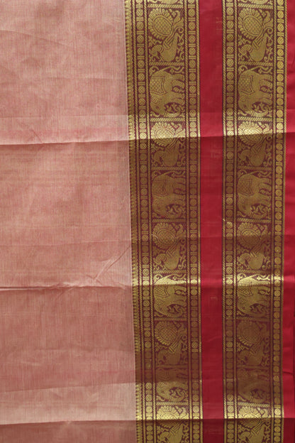 Chettinad Cotton Saree -Mauve