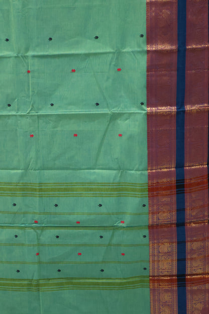 Chettinad Cotton Saree -Green