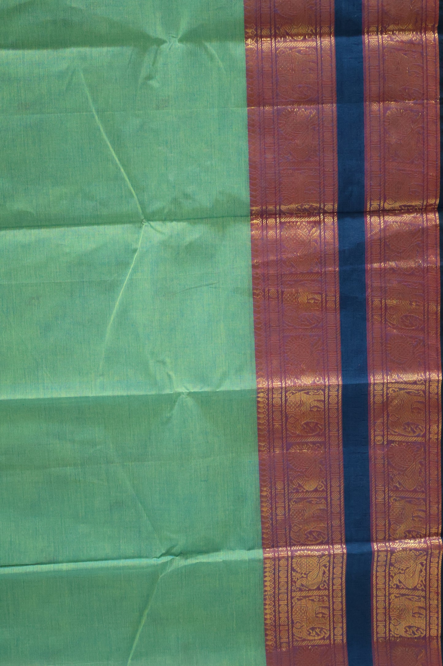 Chettinad Cotton Saree -Green