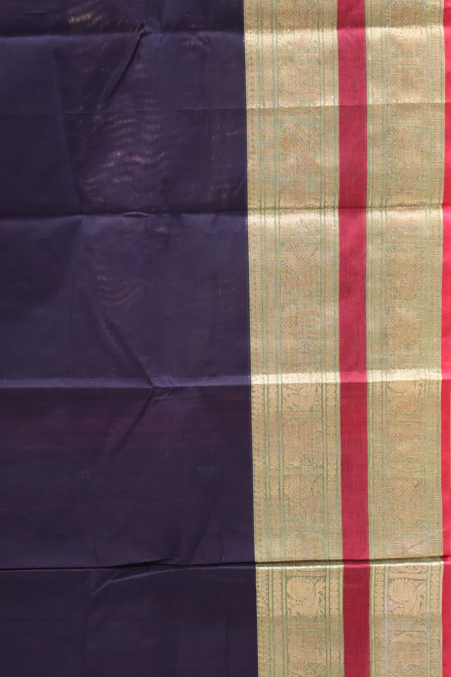 Chettinad Cotton Saree -Black Green