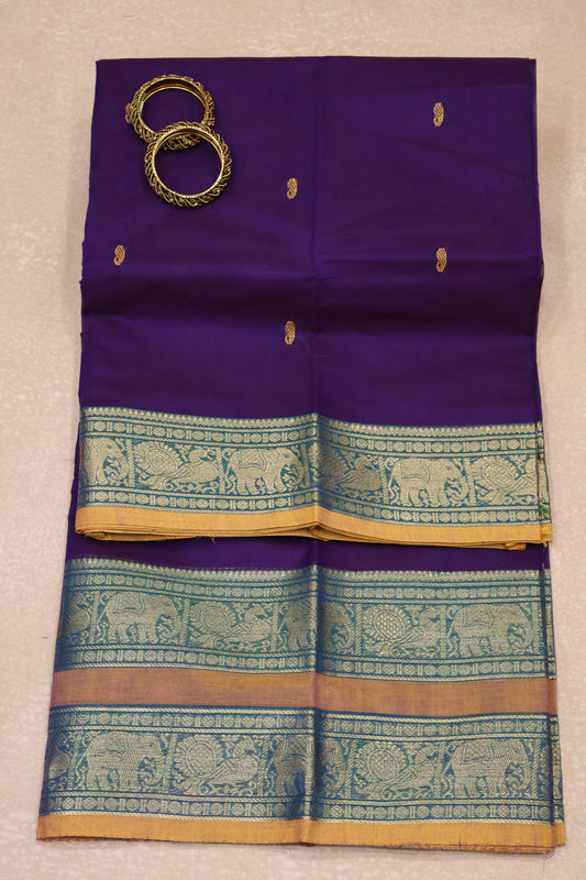 Chettinad Cotton Saree -purple