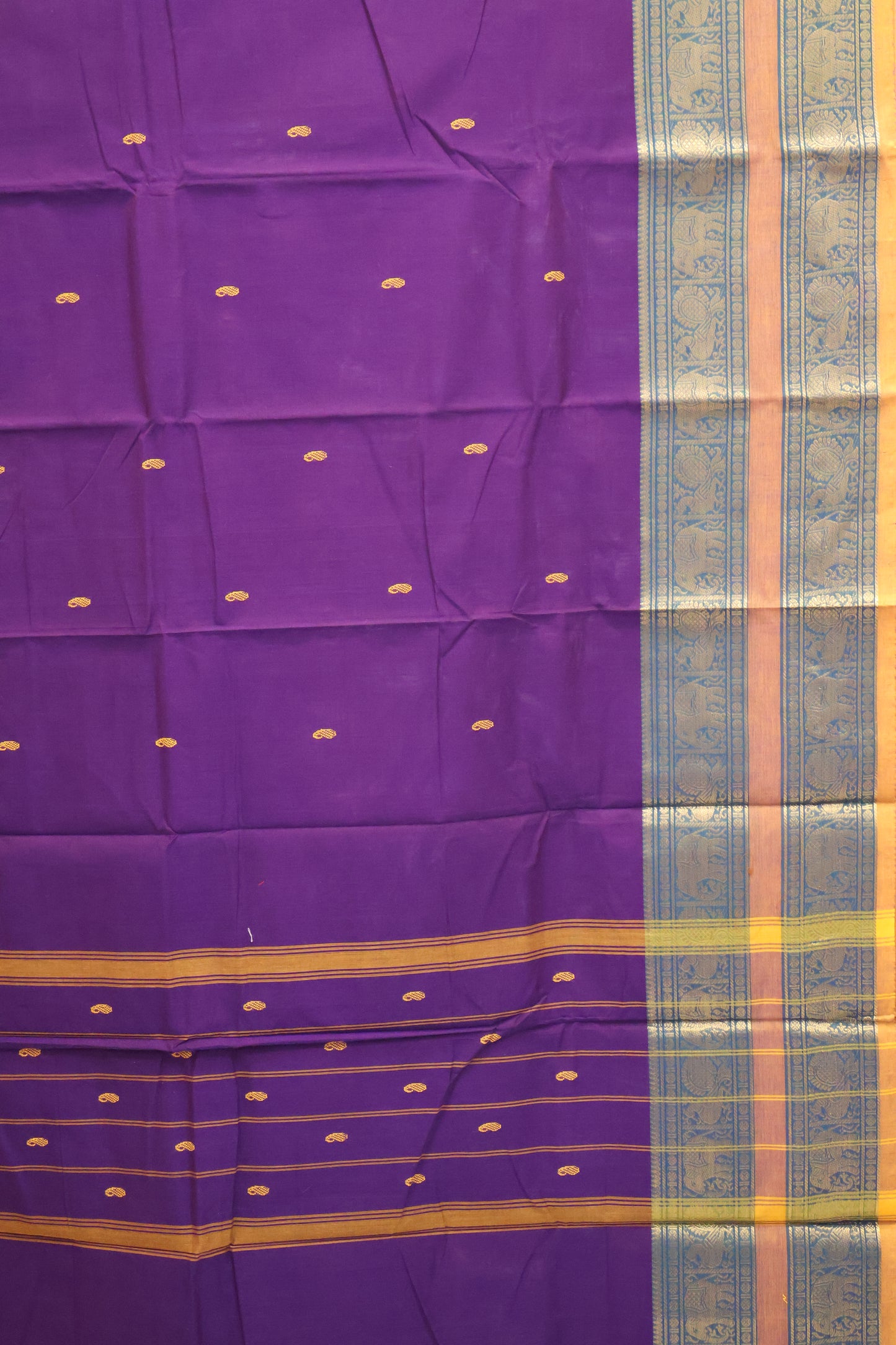 Chettinad Cotton Saree -purple
