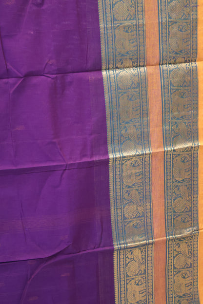 Chettinad Cotton Saree -purple
