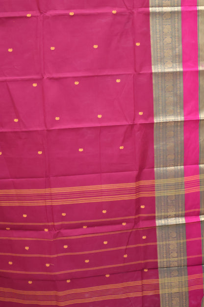 Chettinad Cotton Saree -Maroon