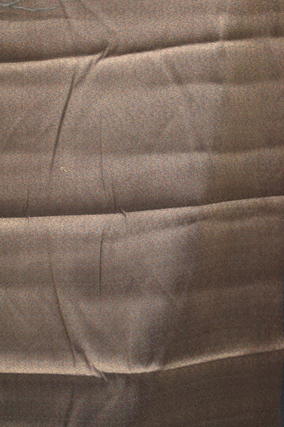 Printed Bamboo Silk Saree-Grey