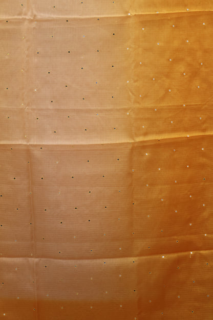 Silk Kota saree- Mustard Kalamkari Pallu