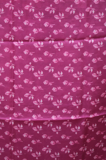 Silk Kota saree-Magnta Sunflower