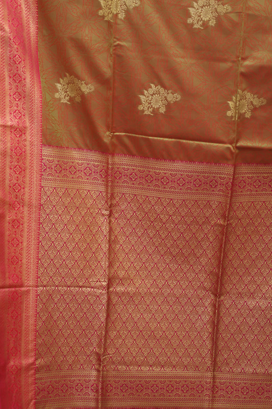 Semi Soft Silk Saree-Manthulir Floral Body