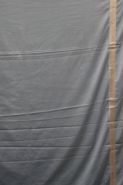 Banarasi Georgete saree-Navy Blue Body Checked