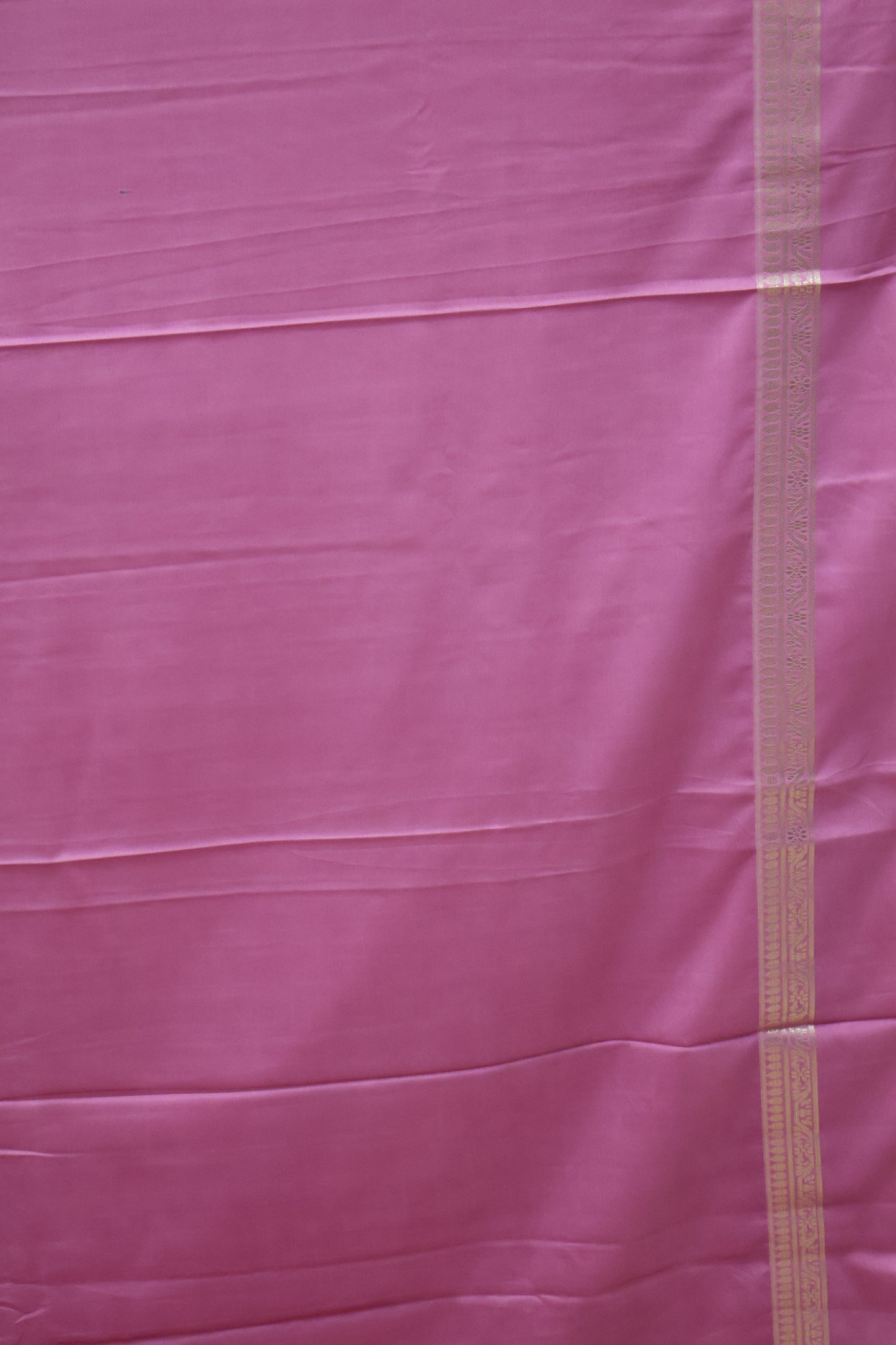 Banarasi Georgete saree-Dark Pink Body Checked