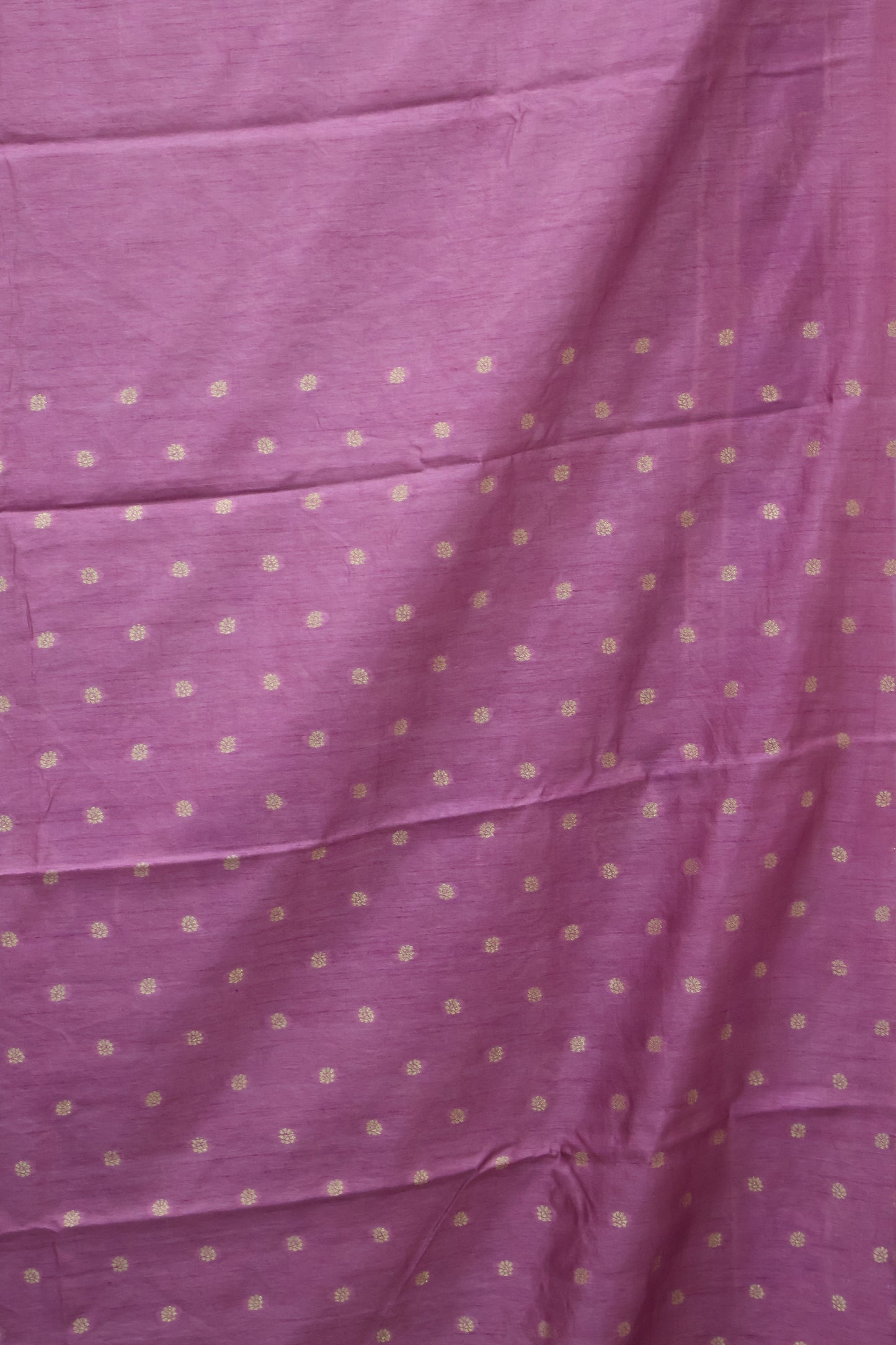 Semi Tussar Saree -Purple Leaf Butta
