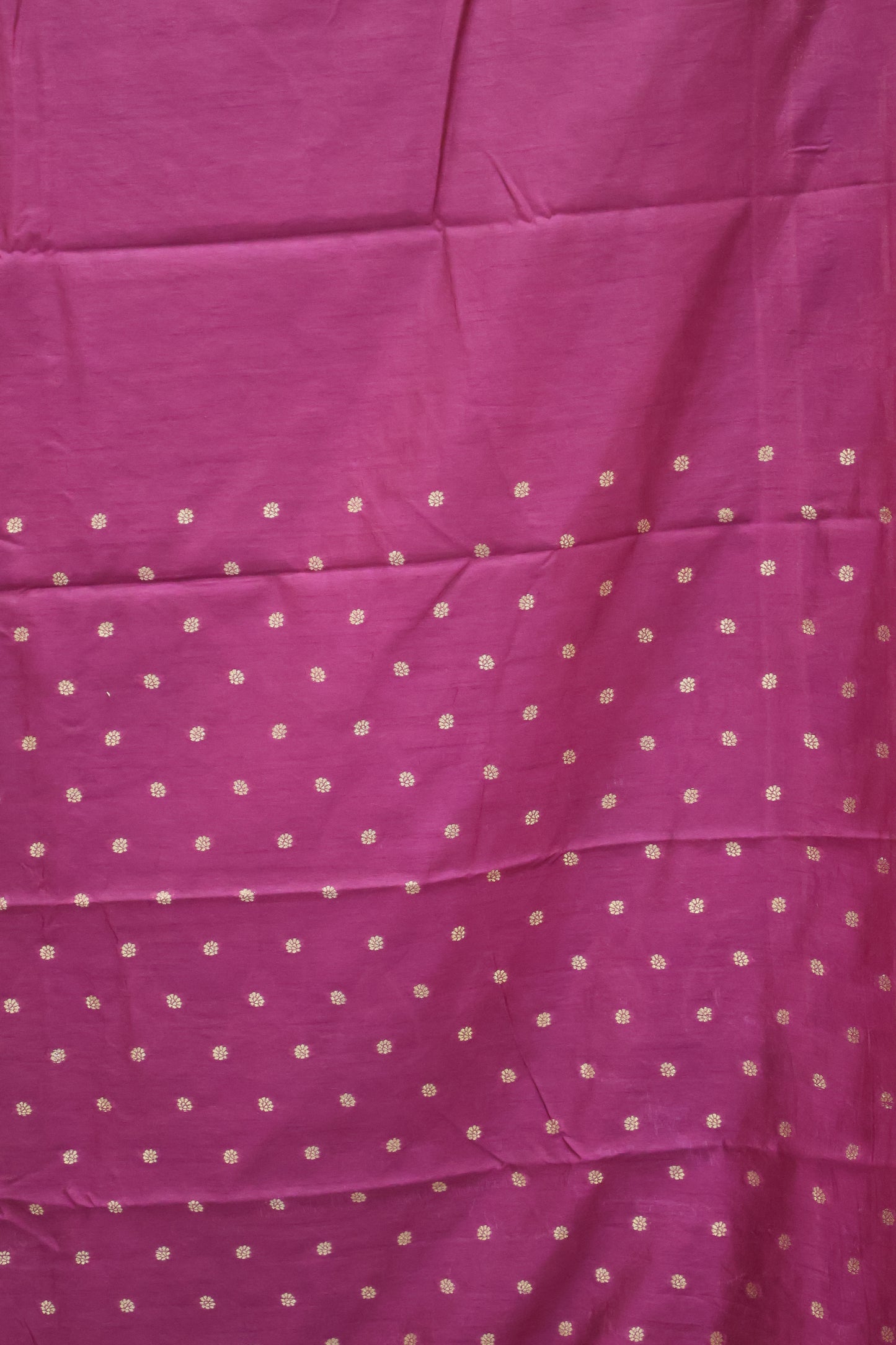 Semi Tussar Saree -Wine Leaf Butta