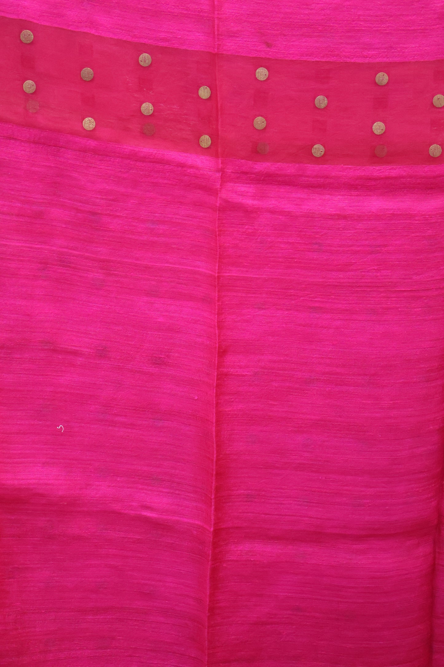 Pure Tussar Saree -Rani Pink