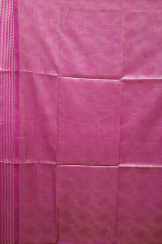 Bhagalpur Tissue Saree-Rani Pink Full Zari