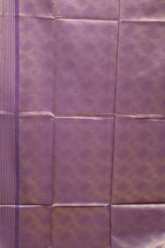 Bhagalpur Tissue Saree-Purple Pink Full Zari