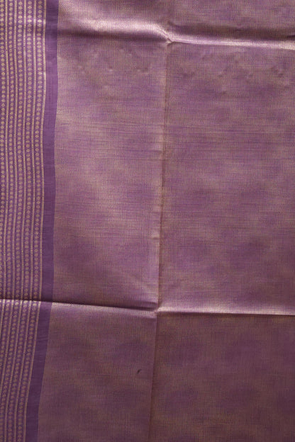 Bhagalpur Tissue Saree-Purple Pink Full Zari