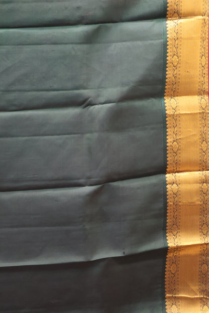 Pure Kanjivaram Silk Saree -Pista Green