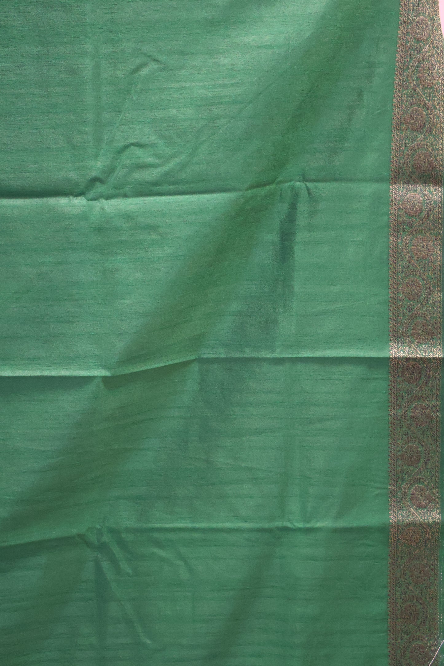 Bamboo Silk saree-Thick Lines Lite Purple