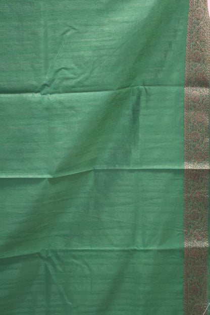 Bamboo Silk saree-Thick Lines Lite Purple