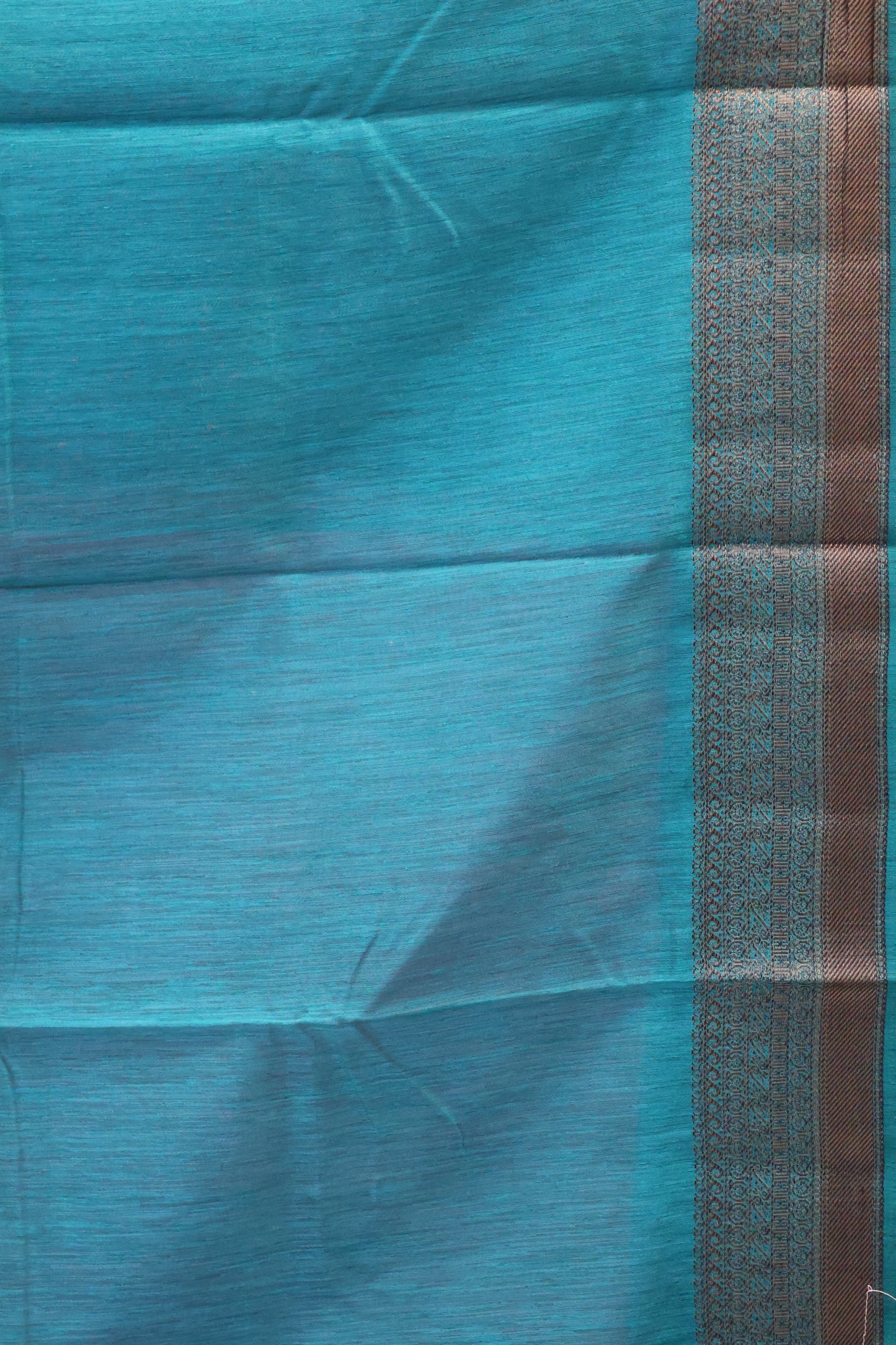 Bamboo Silk saree-Thick Lines Muted Maroon
