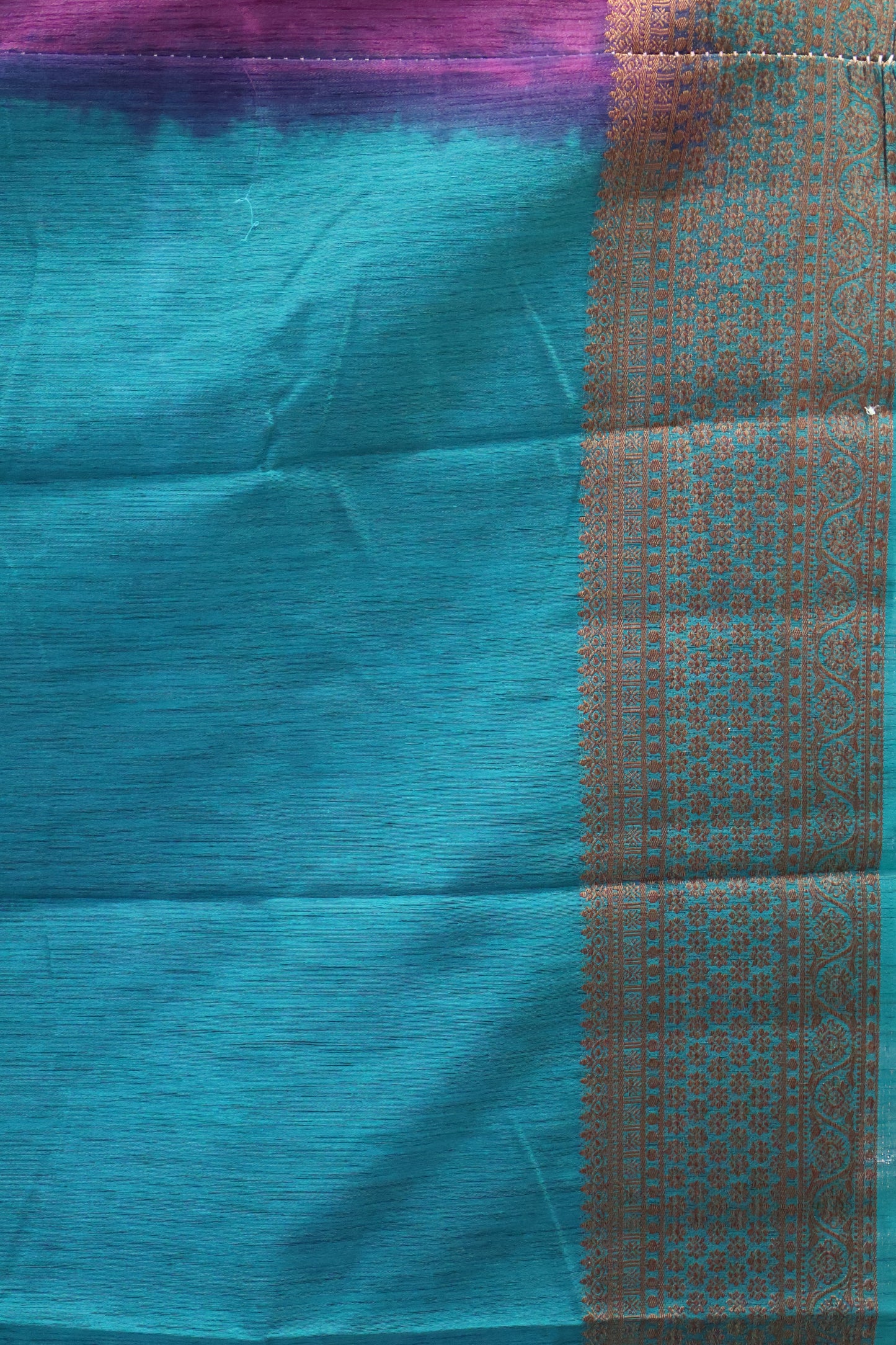 Bamboo Silk saree-Thick Line Lavender