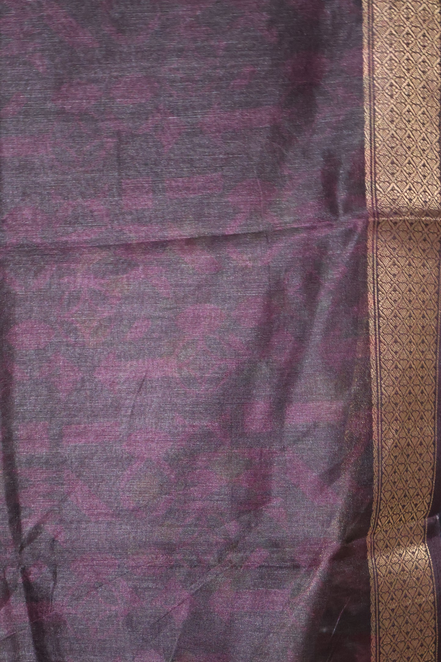 Art Tussar Saree -Bird Border