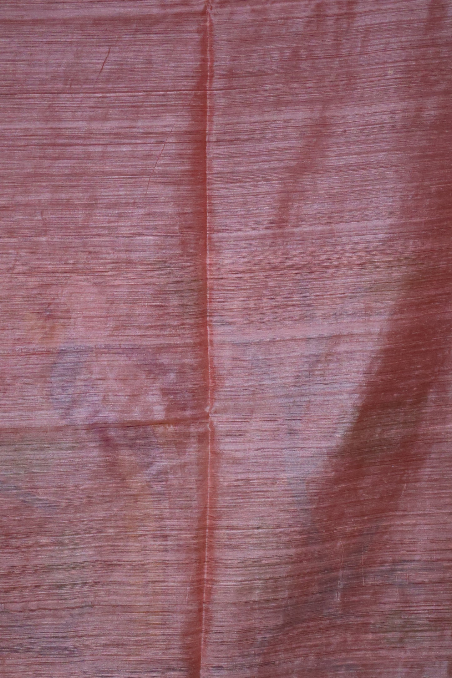 Pure Muslin Silk Saree-Peach Colour