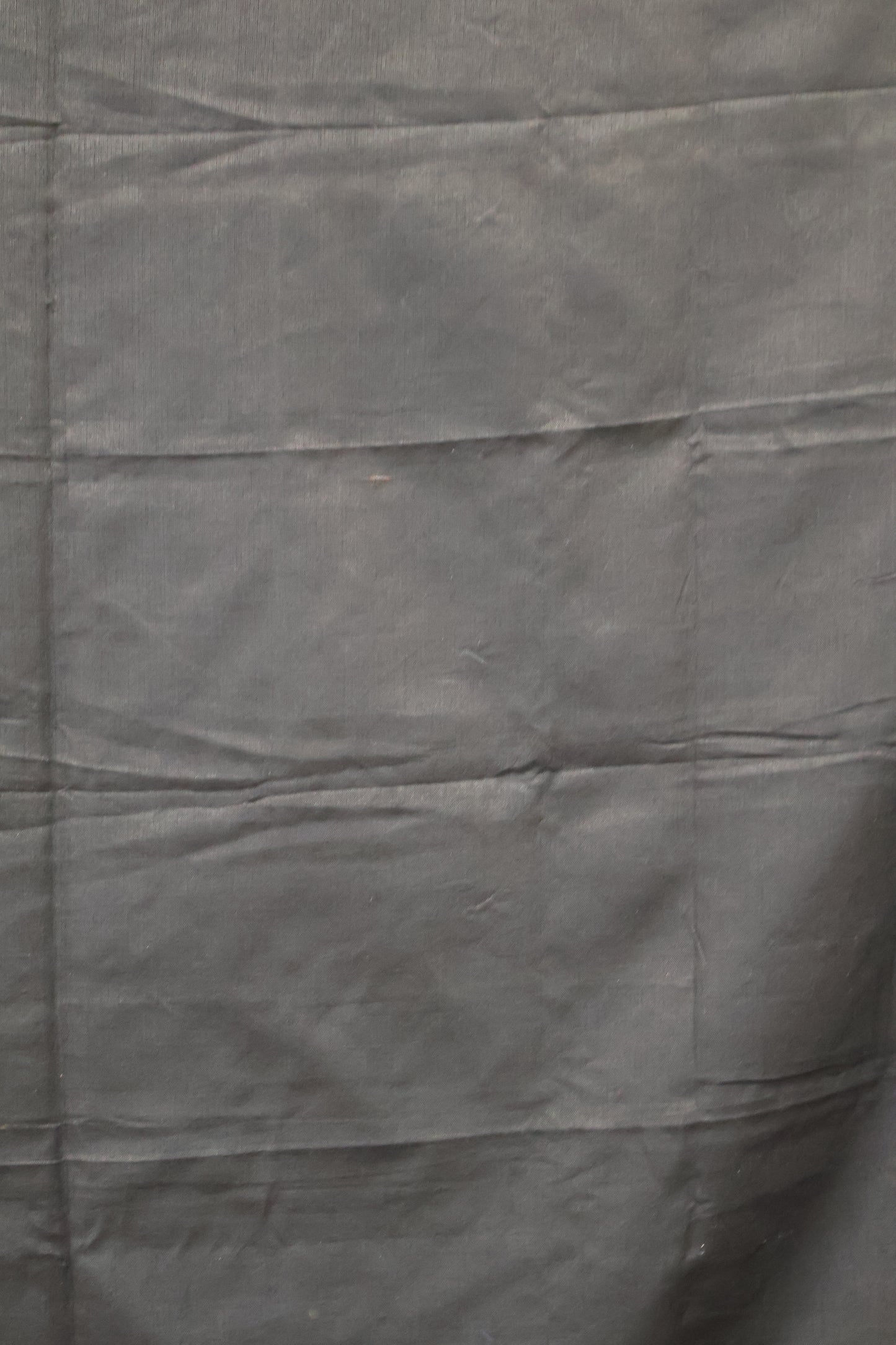 Khadi Cotton Saree -Black Chumki