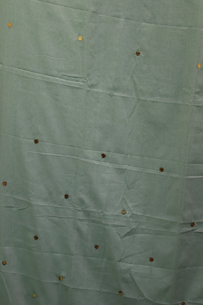 Khadi Cotton Saree -Lite Green Chumki