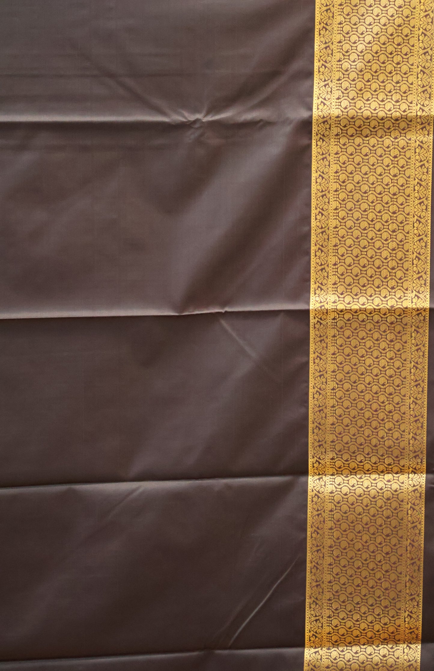 Semi Gadwal Silk Saree-Lite Orange Peacock