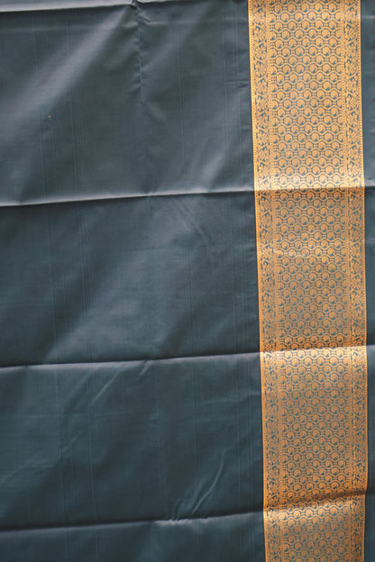Semi Gadwal Silk Saree-Dark Pink Peacock