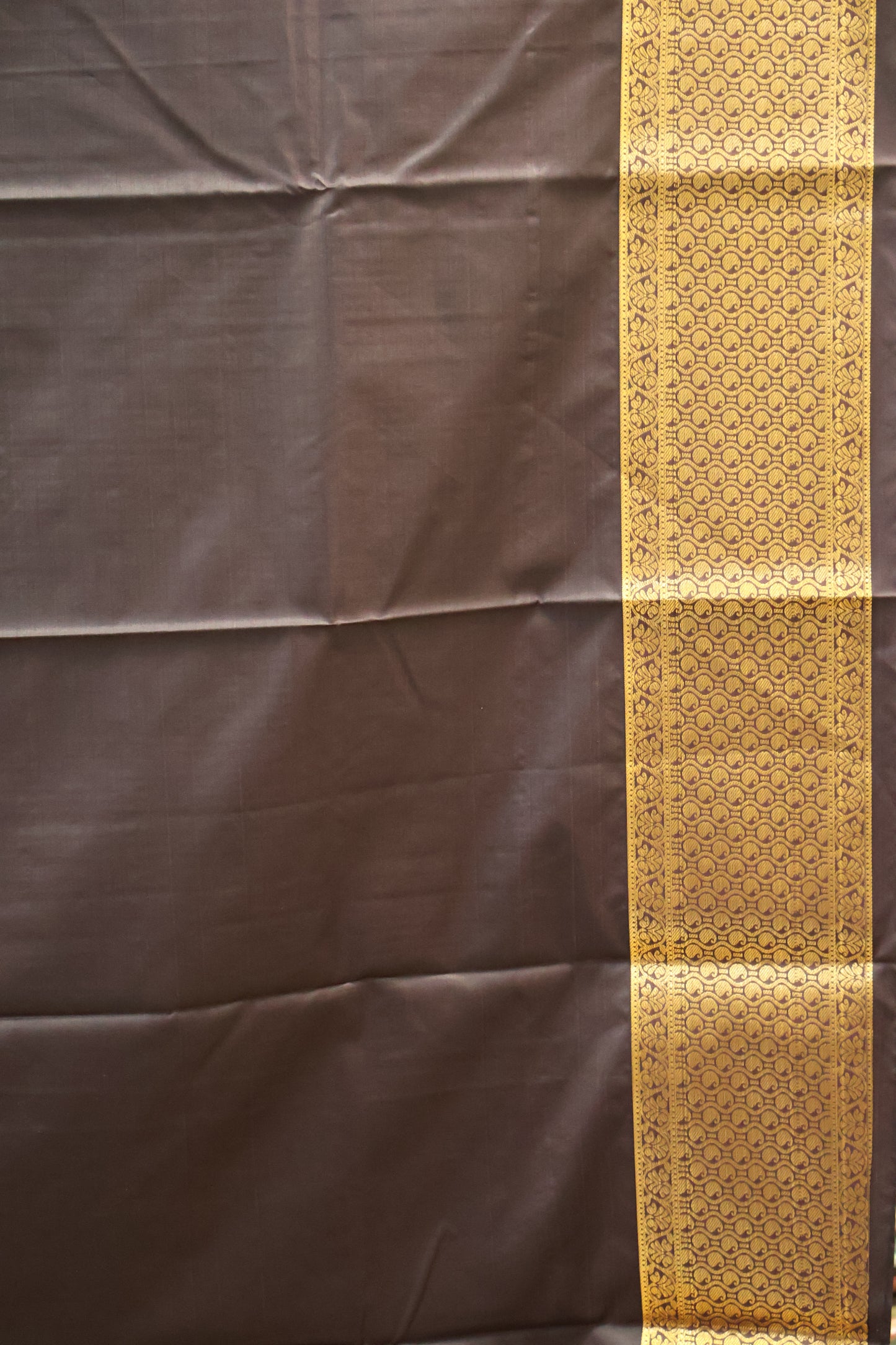Semi Gadwal Silk Saree-Lime Yellow Peacock