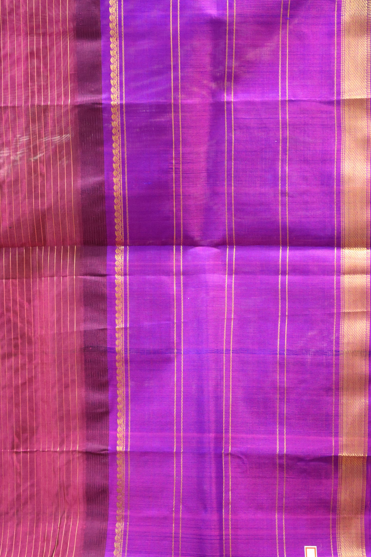 Pure Silk Cotton Saree-Green Zari Small Checks