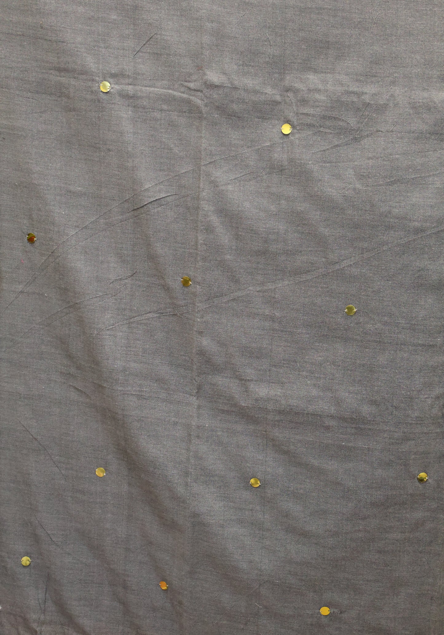 Khadi Cotton Saree -Grey Chumki