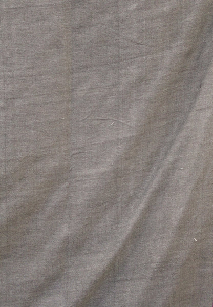 Khadi Cotton Saree -Grey Chumki