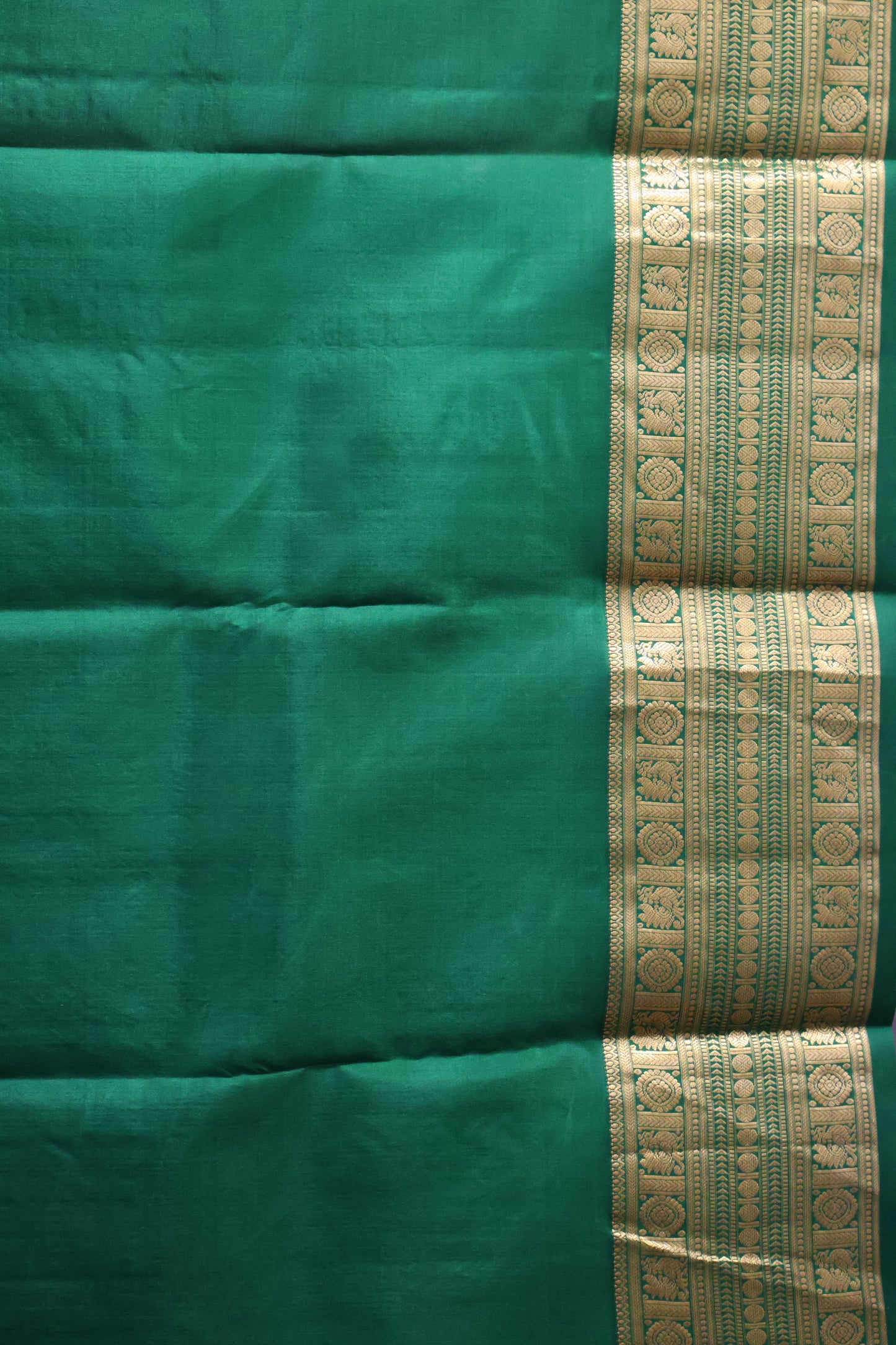 Pure Kanjivaram Silk Saree -Red Body Butta