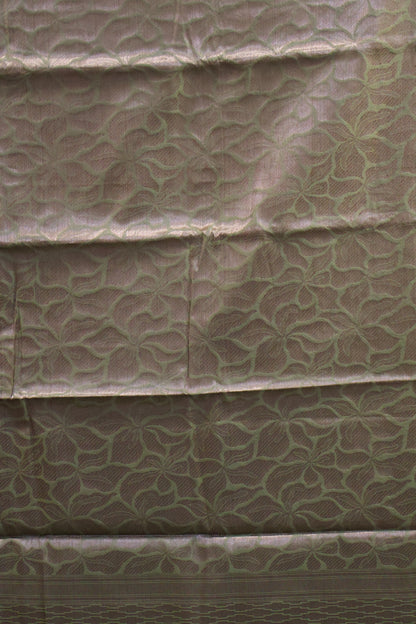 Tissue Silk Saree-Magenta Green Colour