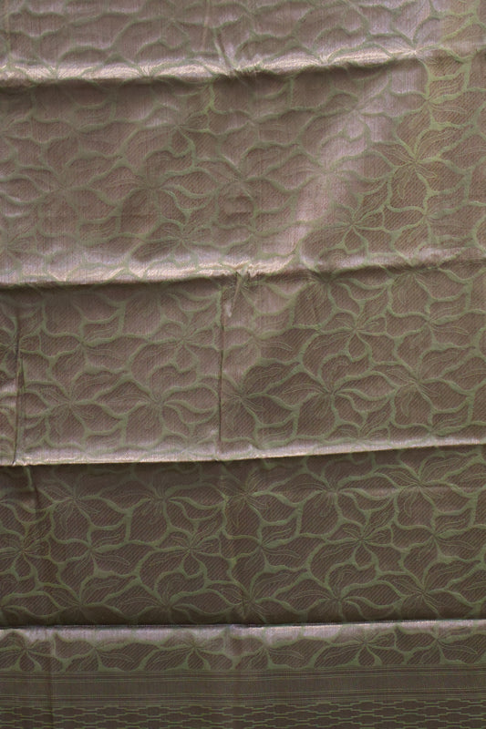 Tissue Silk Saree-Magenta Green Colour