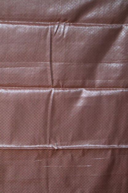 Tissue Silk Saree-Rust Colour