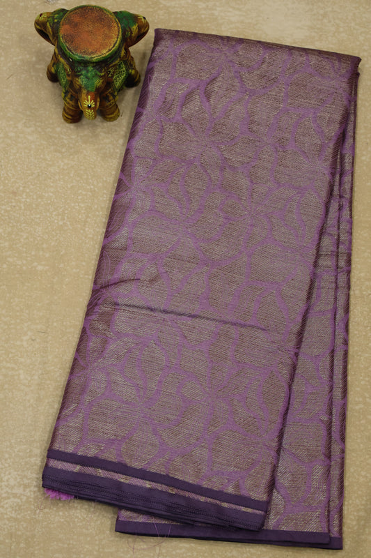 Tissue Silk Saree-Lavender Colour