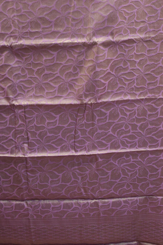 Tissue Silk Saree-Lavender Colour