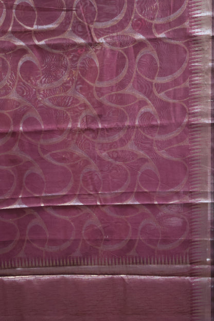 Tissue Silk Saree-Arakku Small Tower Border