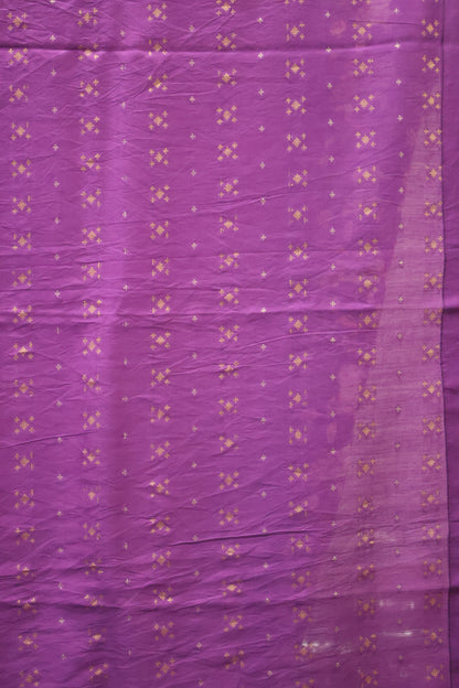 Pure Dola Silk Saree-Wine-Purple Elephant