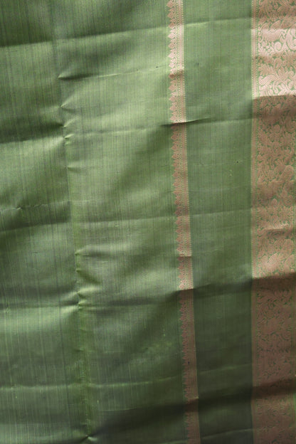 Pure Soft Silk Saree - Royal Blue-Green