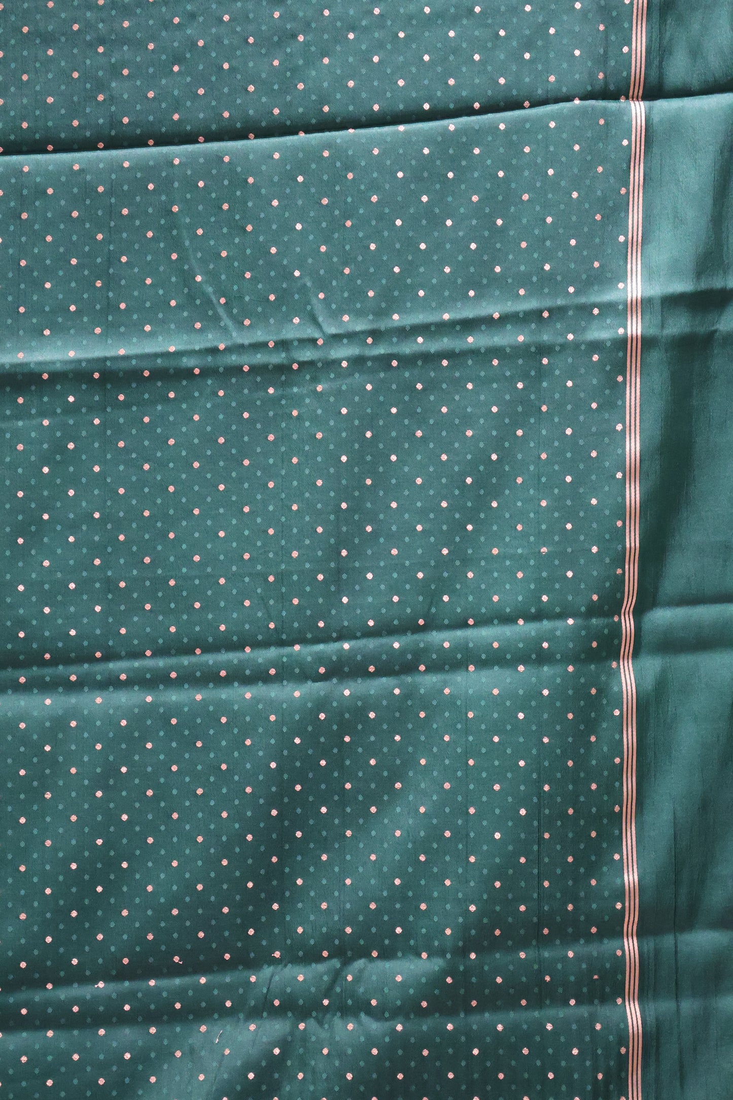 Semi Soft Silk Saree- Pink Plain Double Border