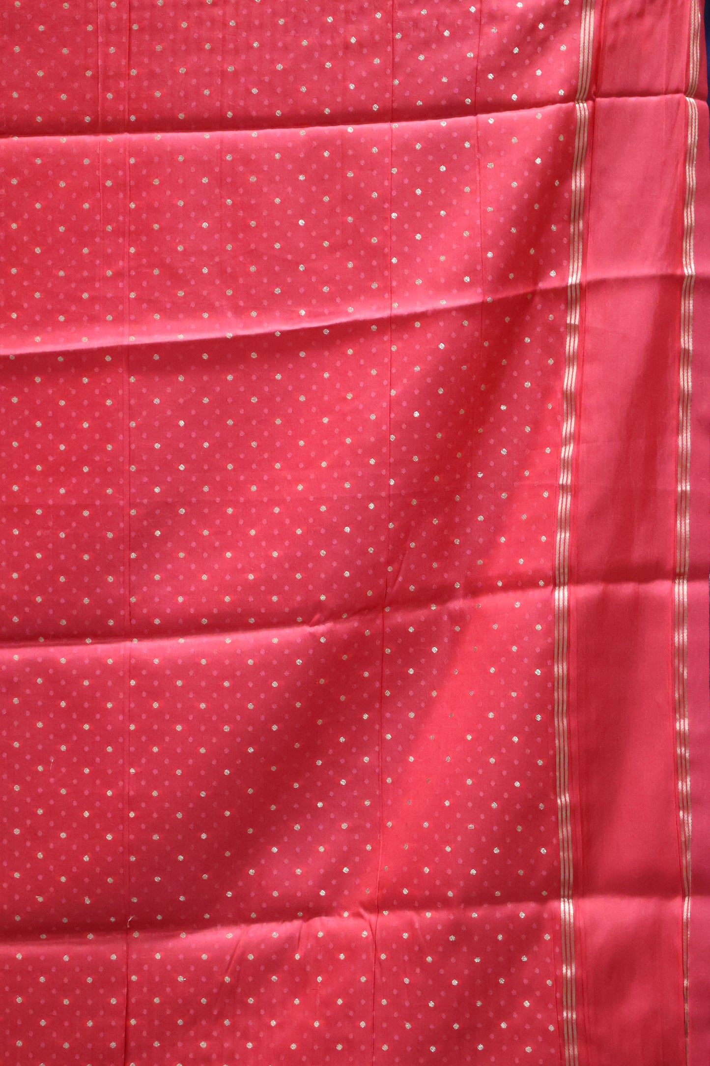 Semi Soft Silk Saree-Navy Blue Plain Double Border