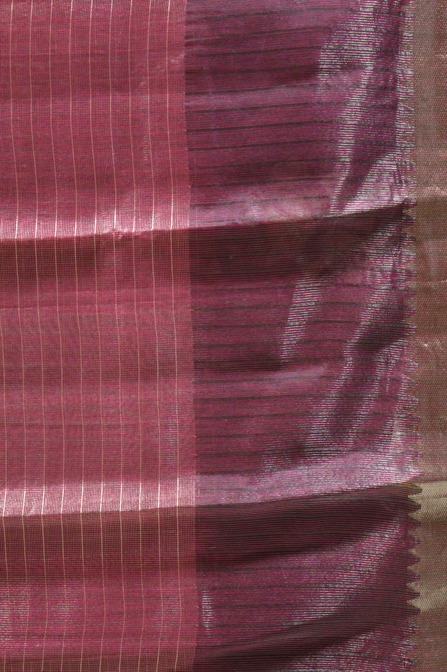 Mangal Giri Silk Saree-Purple Floral Print