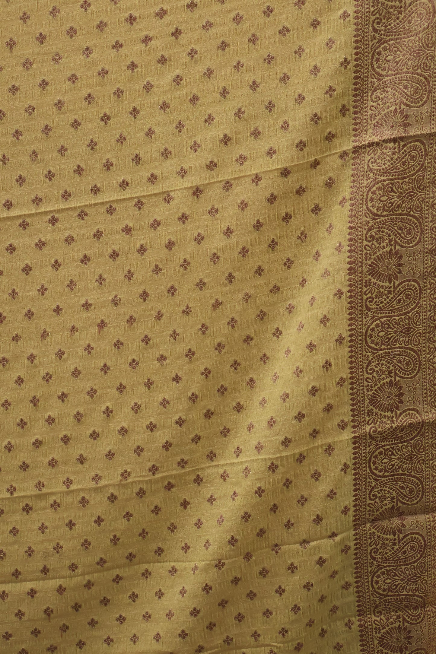 Banarasi Georgette Saree - Manag Border-Yellow