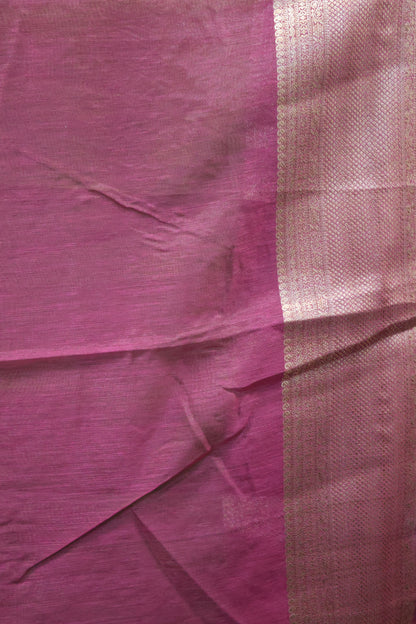 Bamboo Silk Saree-Sage Green Sequence Work
