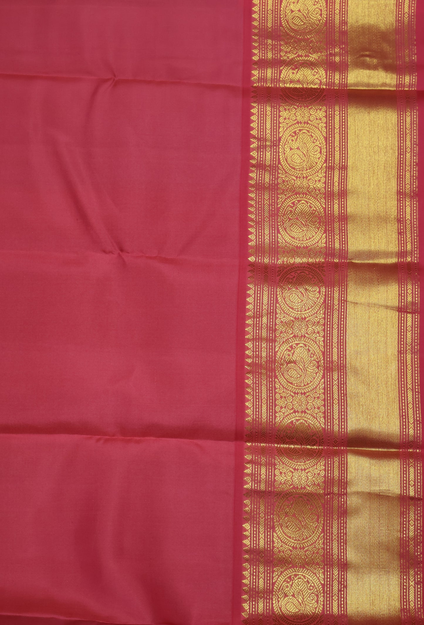Pure Kanjivaram Silk Saree - Brown Vairaoosi
